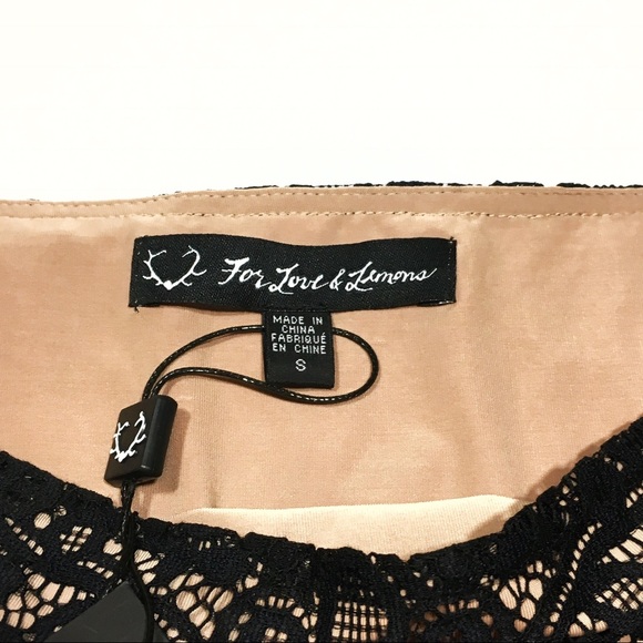 For Love & Lemons Rosemary Lace Overlay Skirt - Picture 6 of 8